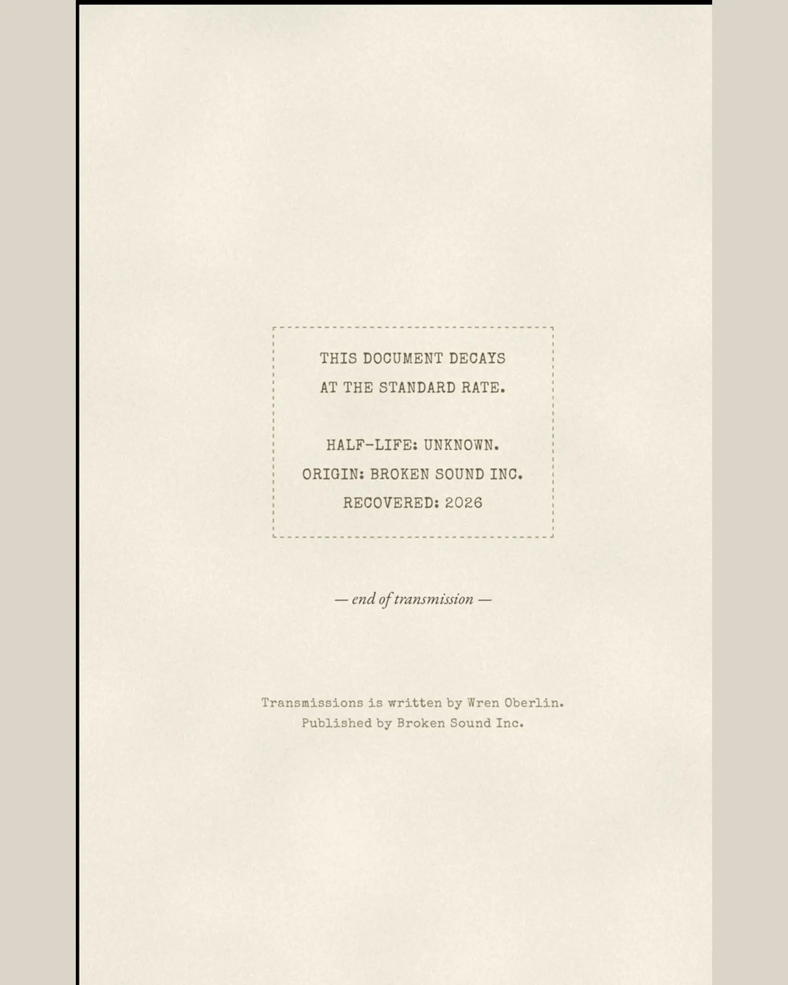 Legacy Code final publication page